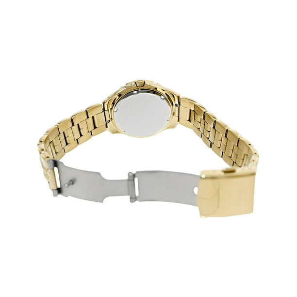 Guess Women s U85110L1 Gold Stainless Steel Quartz Dress Watch Walmart