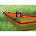 thumbnail image 3 of Hamac Double Style Brésilien Deluxe - Jaune Vert Rouge, 3 of 3