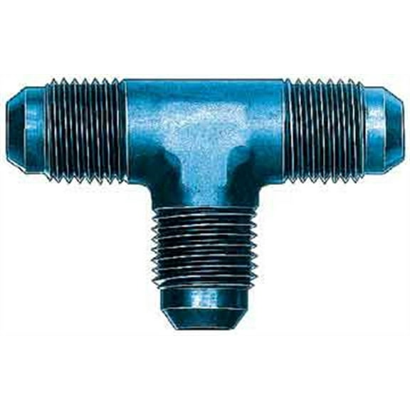 Aeroquip FCM2064 Blue Anodized Aluminum -10AN Union T Adapter