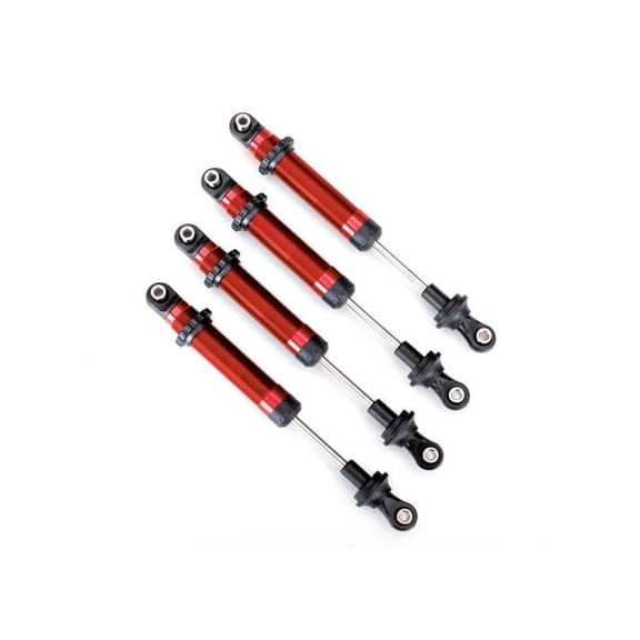 Traxxas 8160R Red Aluminum GTS Shocks(4) for Long Arm Lift Kit: 1/10 TRX-4