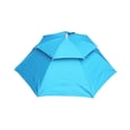 thumbnail image 3 of Worallymy Fishing Umbrella Hat Hiking Beach Camping Headwear Cap Foldable Sunscreen Shade Head Umbrella, 3 of 6
