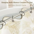 thumbnail image 5 of 12 Pcs Shower Curtain Rings, Shower Curtain Hooks Rust Proof Shower Rings for Curtain, Black Snap Joint Shower Curtain Clips, 5 of 8