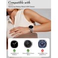 thumbnail image 6 of Wearlizer Celtic Knot Leather Band Compatible with Samsung Galaxy Watch 9/8 40mm 44mm & Galaxy Watch 8 Classic 46mm Women, Slim Dressy Soft Leather Strap, 6 of 6