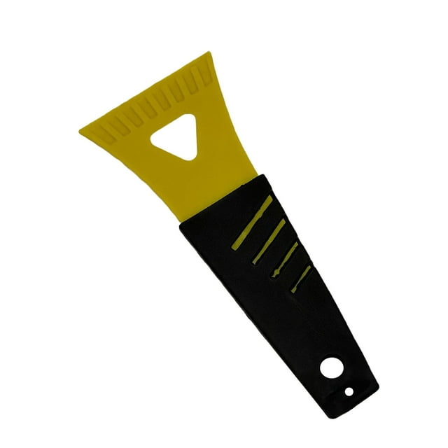 Ice Scraper For Car Windshield Plastic Frost Ice Removal Tool 7" Snow Scraper for Car,Ice Scrapers for Car Windshield,Winter Defrosting Tool for Windshield Snow Removal Car Accessories(Yellow)