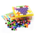 thumbnail image 1 of Plastic Mosaic Puzzle DIY Creative Mosaic Blocks Early Learning Educational Toy, 1 of 10