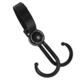 thumbnail image 2 of Double Hook Stroller Hanger Durable Lightweight Shopping Cart Accessory Bags Organizer Outdoor Everyday Use, 2 of 4