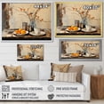 thumbnail image 4 of Designart Breakfast framed wall Art, Morning Feast at Breakfast I , Breakfast Large framed wall art decor, Beige Traditional Gold framed wall art, 40x30 inches Gold Frame, 4 of 5