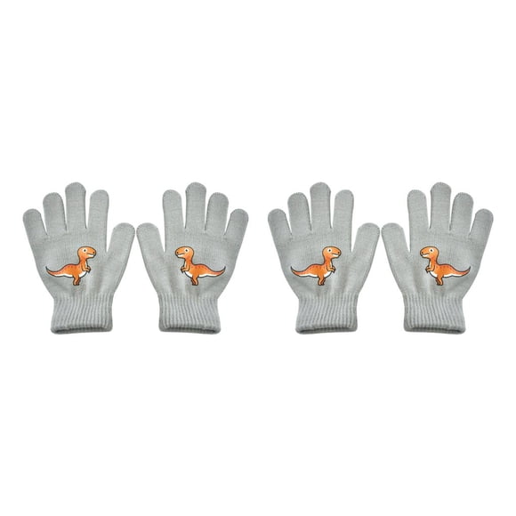 Guantes para niños Minnieouse 1 par adorables cómodos para tejer manualidades cubiertas para manos azul marino Gris azul claro rojo púrpura claro