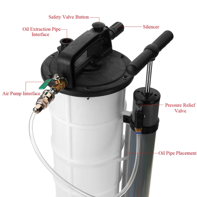 RS PRO Plastic Oil Extractor Vacuum Pump, 9L - RS Components Vietnam