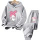 thumbnail image 3 of Sudadera con capucha y estampado de dibujos animados de Sanrio Melody para niñas, primavera y otoño de 2024, 3 of 5