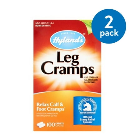 Hylands Homeopathic Leg Cramps Caplets, 100 Ct (Pack of