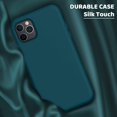 thumbnail image 4 of iPhone 11 Pro Max Case, Slim Liquid Silicone Case Compatible with iPhone 11 Pro Max 6.5 Inch, Full Body Microfiber Lining Protective Case (Blackish Green), 4 of 6
