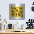 thumbnail image 6 of Luxe Metal Art 'Sunflower Bouquet' by Donnie Quillen, Metal Wall Art, 12"x12", 6 of 9