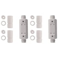 thumbnail image 1 of 3X 1 In 1 Out POE Repeater Network Extender Outdoor 250M Extension One In Two Output 48V Poe Switch IEEE 802.3Af,3 x POE Extender 6 x waterproof cap,White, 1 of 8