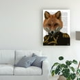 thumbnail image 3 of Trademark Fine Art 'Admiral Fox, Portrait' Canvas Art by Fab Funky, 3 of 3