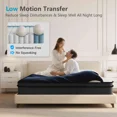 thumbnail image 3 of Full Mattress, 10 Inch Memory Foam Hybrid Mattress in a Box, Individual Pocket Spring Mattress for Pressure Relief, Motion Isolation, Silent Sleep, Breathable, CertiPUR-US, 3 of 7