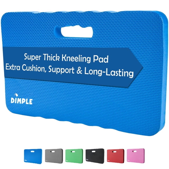 Dimple Tapis Agenouilloir, Tapis Agenouilloirs en Mousse Épaisse à Haute Densité pour le Jardinage, l'Exercice de Yoga, Coussins de Jardin, Genouillères Bleues