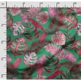 thumbnail image 2 of Soimoi Tropical Printed, Poly Canvas Fabric, Decor Sewing Fabric by The Yard 56 Inch Wide,Decorative Fabric for Curtains Tote Bags, Green, 2 of 5