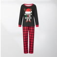 thumbnail image 2 of 2 Piece Matching Set Letter Printed Patchwork  Homewear Suits (Black S Men ), 2 of 8