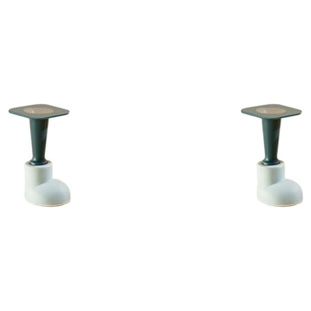 Kenally Tope de puerta Reducción de ruido Dormitorio Sala de estar Protector de pared Autoadhesivo Sin perforaciones Tope de puerta antideslizante Tipo Tipo 2 2piezas Kenally CBP316724
