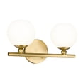 thumbnail image 4 of 1100-2V-BN-Z-Lite-Neoma - 2 Light Bath Vanity In Modern Style-7.25 Inches Tall and 13.5 Inches Wide-Brushed Nickel Finish, 4 of 7