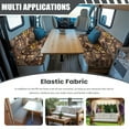 thumbnail image 3 of FOR U DESIGNS Highland Cattle Camo Pattern 2 Pcs RV Dinette Cushion Covers Stretch Sofa Furniture Protector Breathable Loveseat Sofa Chair Cover Seat Slipover for Travel Trailer Couch, 3 of 7