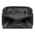 thumbnail image 6 of Pyle PPHP634B - 6.5’’ Portable PA Speaker - Portable PA & Karaoke Party Audio Speaker with Flashing Party Lights, MP3/USB/ /FM Radio (240 Watt MAX), 6 of 6