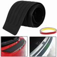 thumbnail image 1 of Rear Bumper Protector Guard Universal Rubber Scratch Resistant Trunk Door Sill Protector Exterior Accessories Trim Cover for SUV/Cars, 1 of 3