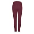thumbnail image 5 of aidice Yoga Pants for Women Ribbed Drawstring High Waisted Slim Fitting Athletic Workout Trousers, 5 of 9