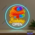 thumbnail image 2 of Handmadetneonsign Bakery Opening Neon Sign, Personalized Welcome Neon Sign, LED Light Wall Decor, Baker Gift 134825, 2 of 5