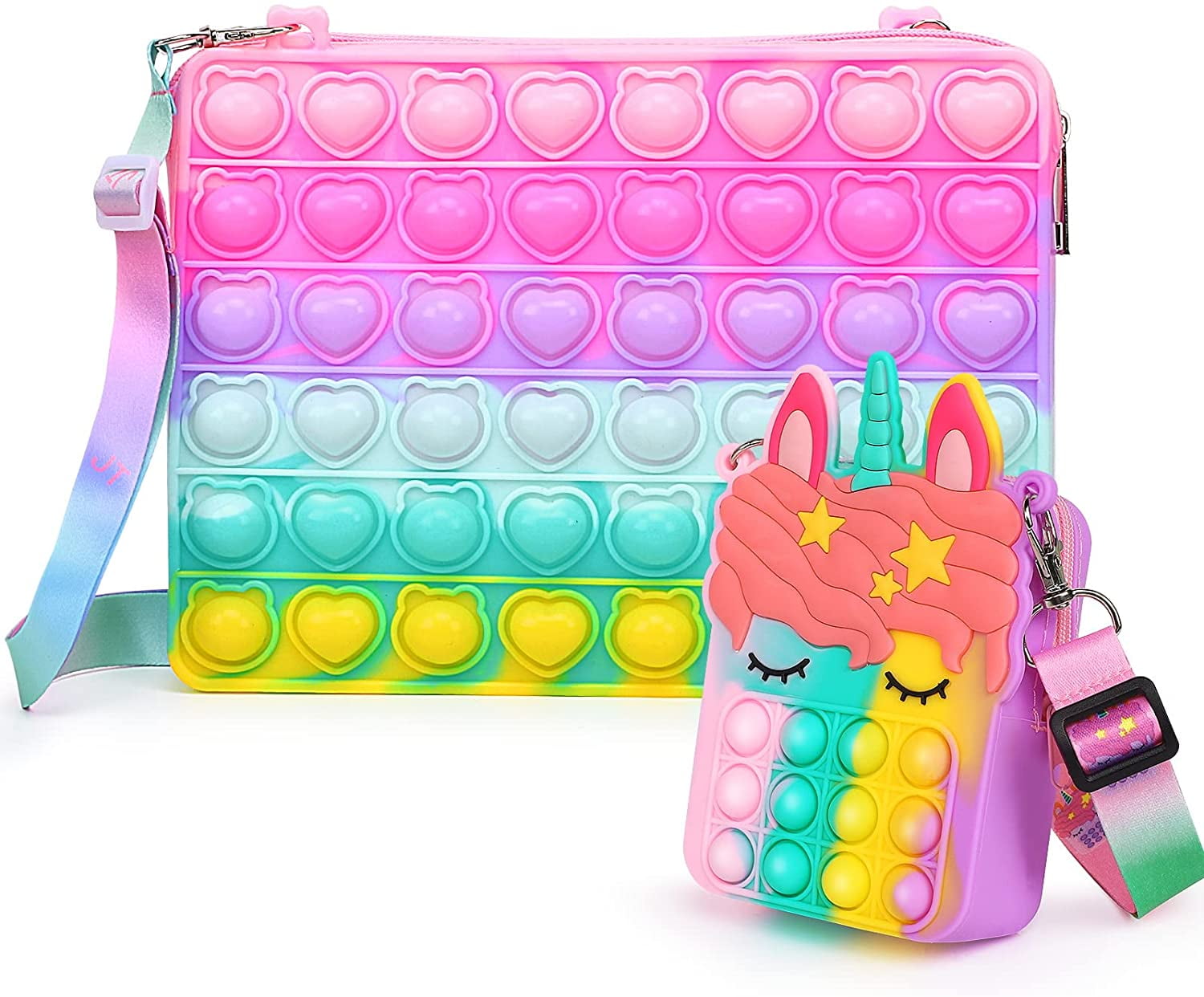 Hello Kitty Purse Shoulder Bag Handbag Popet Push It Bubble Fidget Toy Gift Kids 