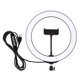 thumbnail image 1 of Lámpara circular de luz de anillo de fotografía de teléfono de 10,2 pulgadas Luz de anillo RGB regulable LED de interior al aire libre Eigraketly EL4541-00B, 1 of 2
