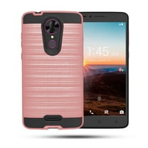 Coolpad RevvL Plus Hybrid Metal Brushed Shockproof Tough Case Cover