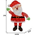 thumbnail image 5 of Joyfy 3 FT Santa Yard Light Christmas Outdoor Decorations,70 Pre-Lit LED Christmas Decorations,Christmas Yard Light with Stakes Decorations Outdoor Holiday Decor, 5 of 5