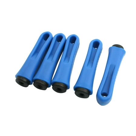 Unique Bargains Hard Plastic Nonslip File Handles Repairing Tool Unique Bargains Hard Plastic Nonslip File Handles Repairing Tool Black Blue 5pcs