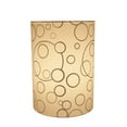 thumbnail image 3 of Aspen Creative 31114 Transitional Hardback Drum (Cylinder) Shaped Spider Construction Lamp Shade in White, 8" wide (8" x 8" x 11"), 3 of 5