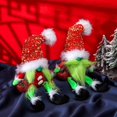 thumbnail image 3 of Navidad Muñecos De Peluche Adornos Navideños Monstruo De Pelo Verde Muñeco Enano Adornos Para Sofá Chimenea Dormitorio Yuarrent HA047140-02, 3 of 6