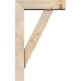 thumbnail image 3 of Ekena Millwork 5 1/2"W x 20"D x 32"H Traditional Block Smooth Bracket w/ Offset Brace, Douglas Fir, 3 of 25