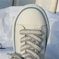 thumbnail image 3 of Wod women's canvas shoes, comfortable, fashionable and breathable, classic casual shoes, White, 3 of 6