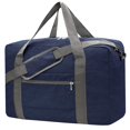 thumbnail image 1 of Bolsa para objetos personales de Spirit Airlines, bolsas de mano plegables de 18 x 14 x 8 para aviones, bolsas de viaje para mujeres y hombres (azul marino nieve (con correa para el hombro)), 1 of 6
