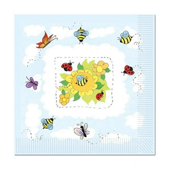 Beistle 58108 Serviettes de Déjeuner de Jardin Lot de 12