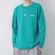 thumbnail image 4 of Camisetas para hombre, sudaderas tipo pulóver, tops verdes holgados, ropa masculina con citas estampadas, manga larga, tendencias de moda Harajuku 2024 a granel, 4 of 5