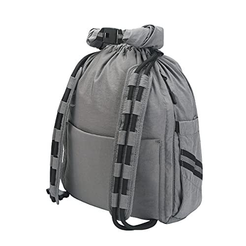 バッグ Always do what you should you bag OHMY FIT - Water Resistant Drawstring Backpack, Gymsack with