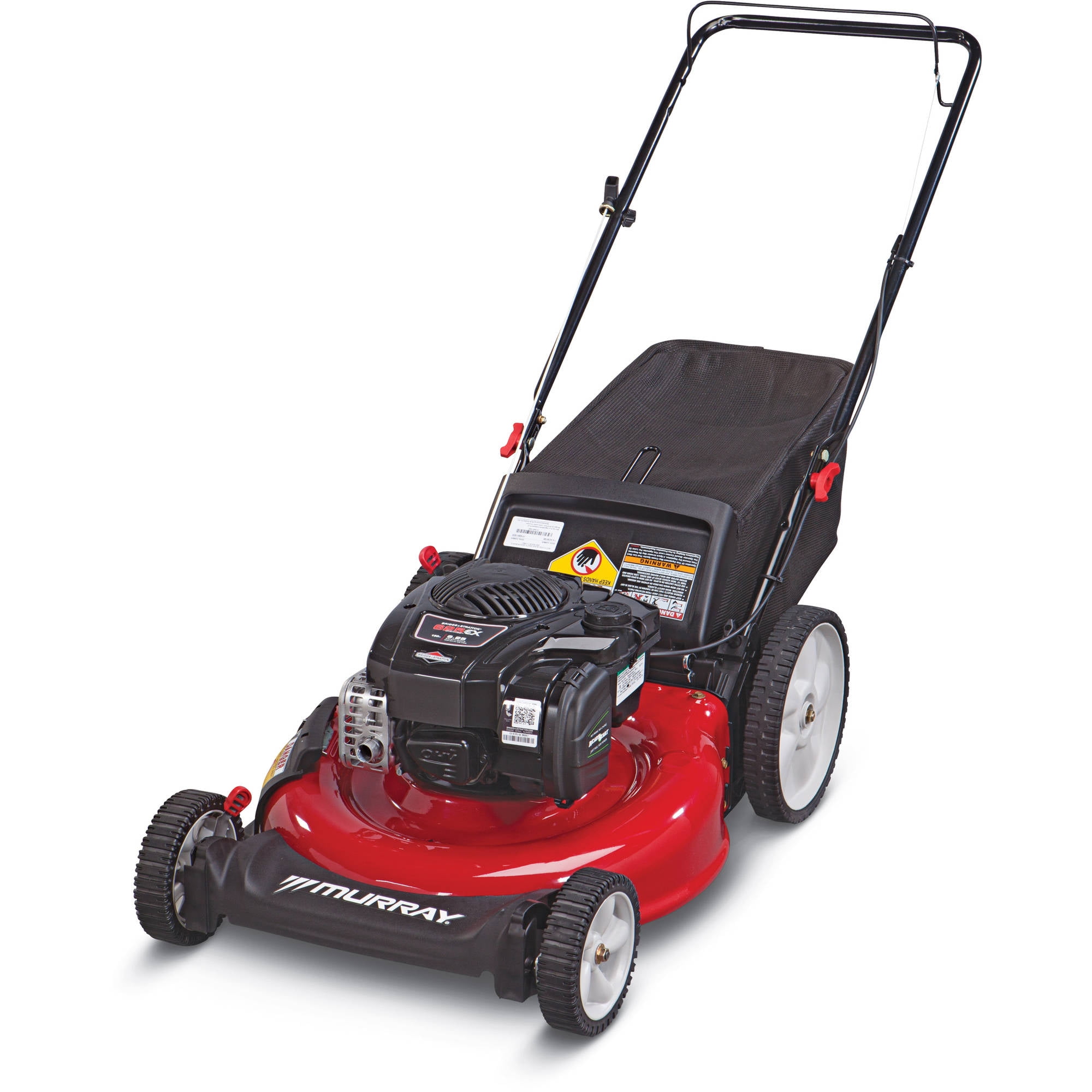 Murray 21" Gas Push Mower with Side Discharge Mulching Rear Bag