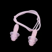 Bouchons d'oreilles filaires en silicone souple Protège-oreilles de natation 1 paire