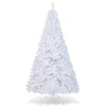 thumbnail image 1 of Árbol de Navidad COSTWAY PVC Artificial Blanco 7 pies con Soporte, 1 of 7