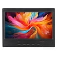 thumbnail image 1 of Monitor Portátil De 7 Pulgadas, Altavoces Integrados De 100-240 V, Pantalla Portátil 1024x600, Plug And Play Para Coche Para TV, 1 of 7