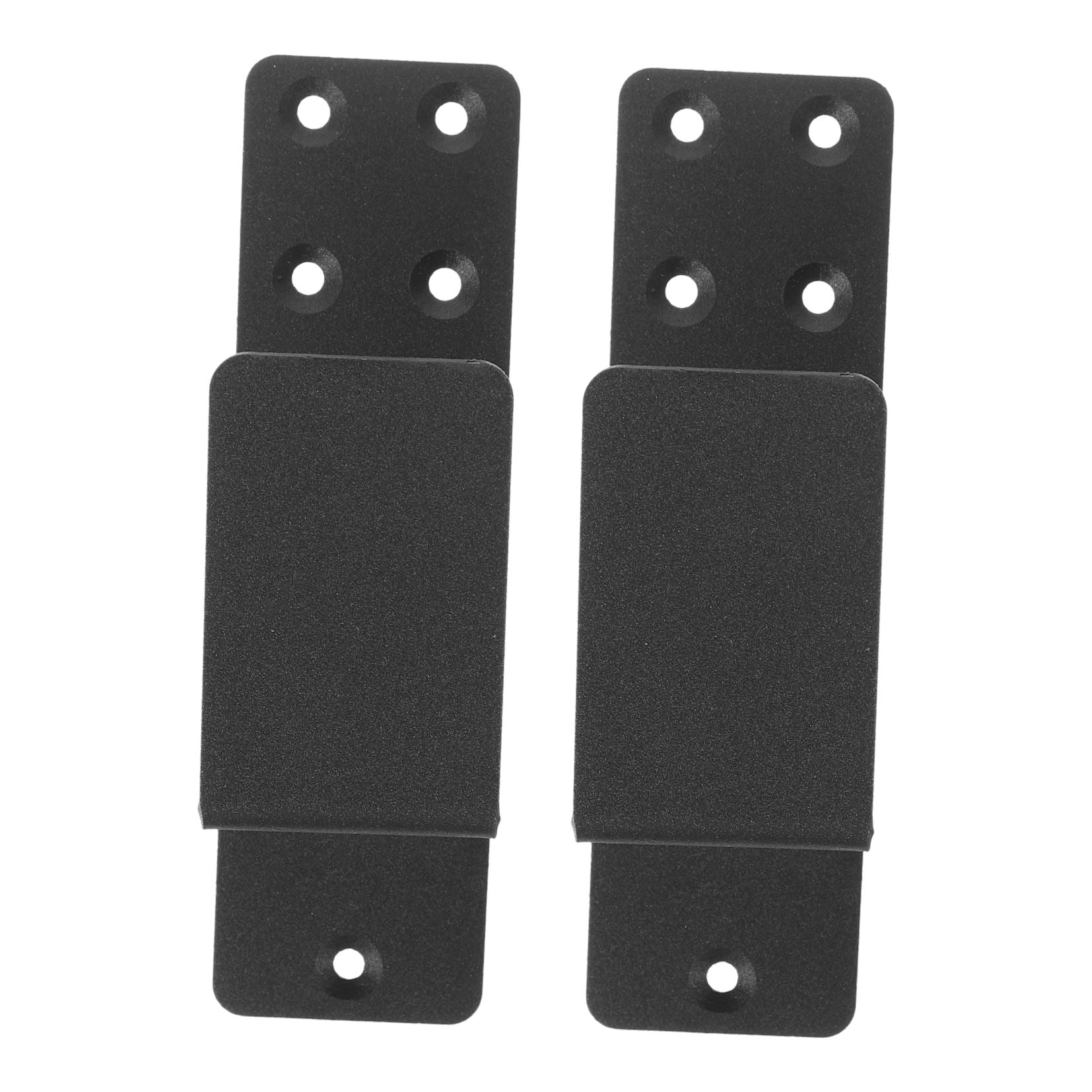 GOOHOCHY U Shaped Metal Brackets Sliding Bar Support Steel 2Pcs