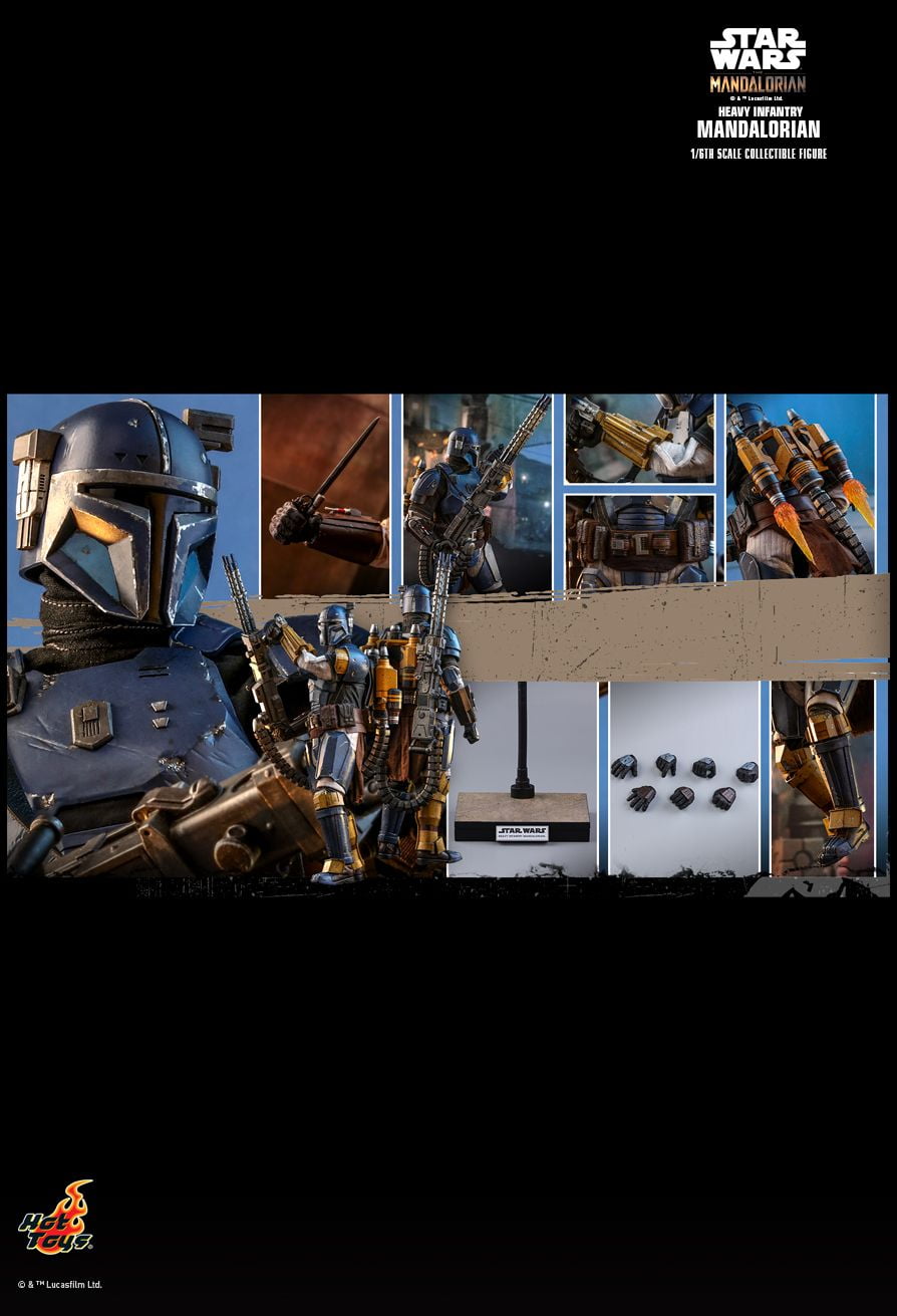 Figure Hot Toys TMS010 - Star Wars - The Mandalorian - Heavy Infantry Mandalorian