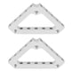 thumbnail image 2 of 2 uds soportes de soporte conector de esquina de ángulo de aluminio poroso soporte reforzado en ángulo recto accesorios de Robot para conectar 43mm x 43mm ANGGREK Otros, 2 of 8